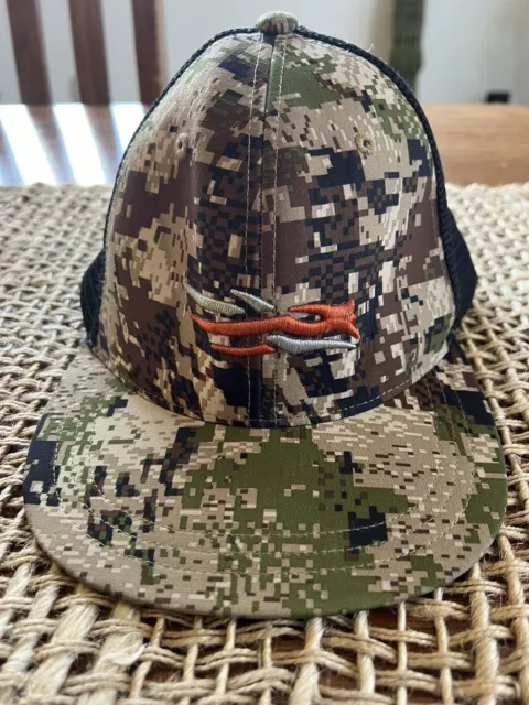 Sitka Gear Men's Trucker Breathable Mesh Camo Cap Hat Pre-owned