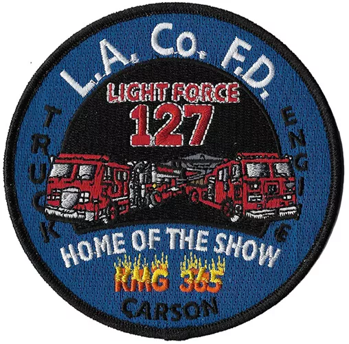 LA County Station 127 KMG 365 Round Home of the Show Emergency!  NEW Fire Patch