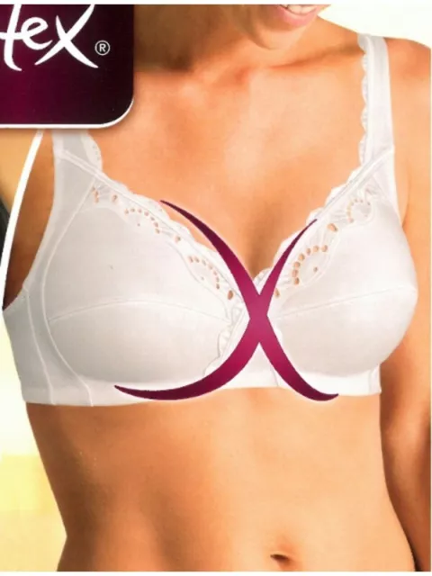 Reggiseno Playtex Criss Cross 6695/6696 Filo di Scozia cotone senza ferretto