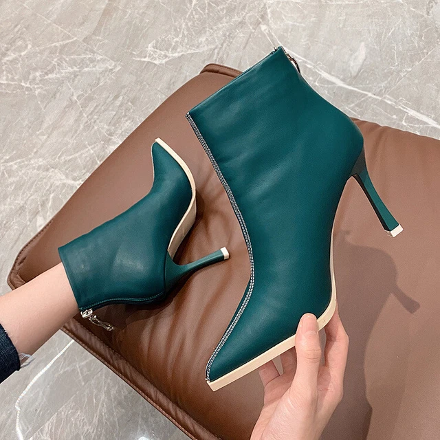 Summer Party Woman Sexy Stiletto Sneaker Pumps High Top Ankle Boots Latin Dance