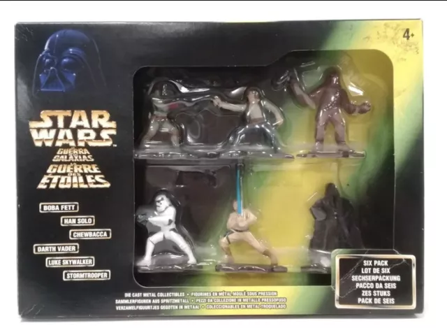 Star Wars Die-Cast Metal Collectible Figure Pack Collectors Pack Kenner Rare