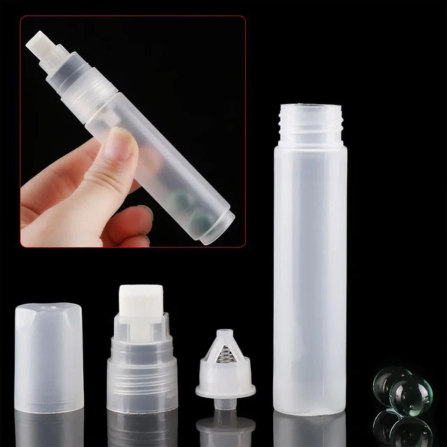 Stylos à Peinture Rechargeables Vides 20 Ml Avec Brosse - Lot - Marque Myldan - Neuf
