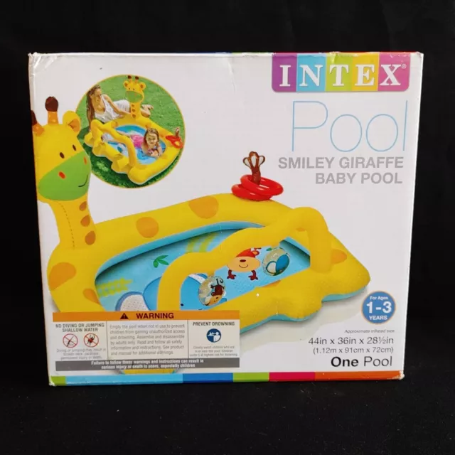 Intex Baby Swimming Pool Smiley Giraffe New In Box