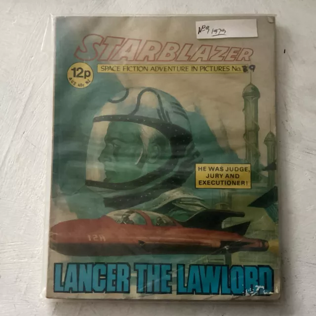 Starblazer 1979 Comic Lancer The Lawlord No 9 Used Condition