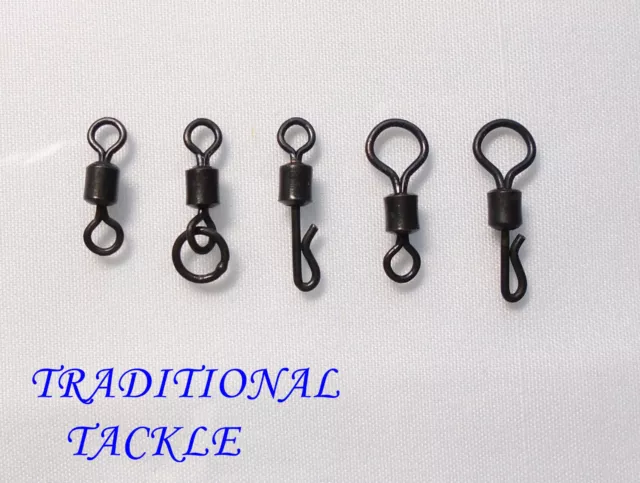 Swivels, Flexi Ring, Big Eye, Quick Change, Big Eye Quick Change Size 8 - Carp