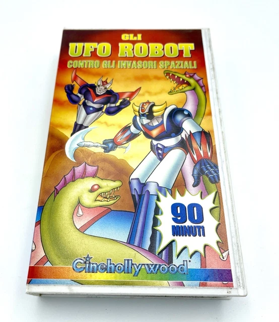 GLI UFO ROBOT Contro Gli Invasori Spaziali Mazinga Goldrake 1979 VHS