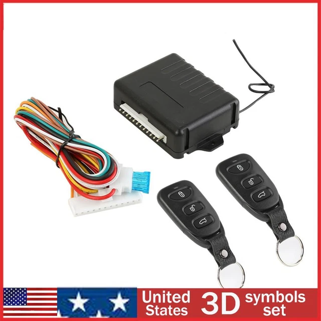 Car Remote Central Door Locking Kit Auto Keyless Entry Alarm System 410/T102