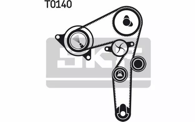 SKF Kit de distribution avec pompe à eau pour ALFA ROMEO 147 156 145 VKMC 02179