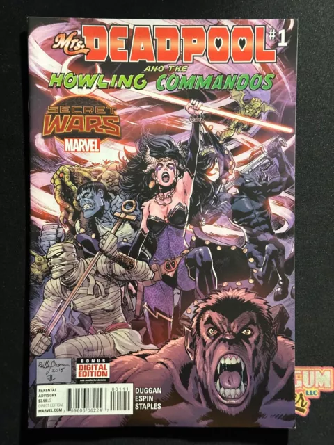 Mrs Deadpool and the Howling Commandos 1 Marvel Comics 2015