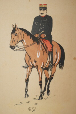 Starlux - Nordistes - Série Ordinaire - Cavalier Officier Revolver Cheval Gris Tete Droite  Ref Cn2  P Image 406878 Grande