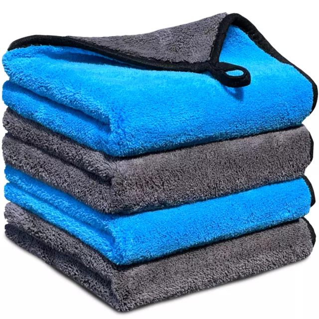 Microfiber Car Drying Towels 16x16 Rapid Dry Autofiber Towels for Cars 1100 gsm