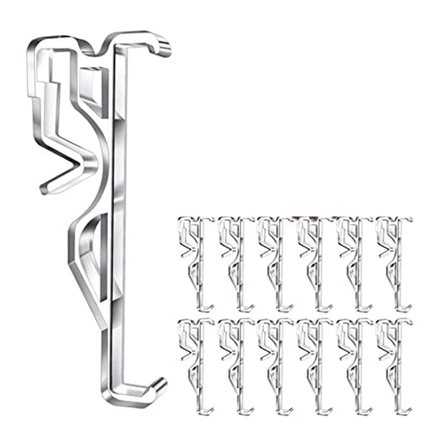 Clips de Cenefa, Clips de Cenefa de PláStico Transparente para Persianas, CJ8