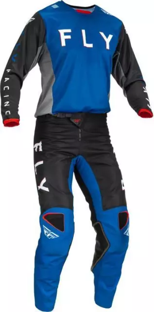Fly MX23 Kinetic Kore Jersey Pants Gear Set Blue Black