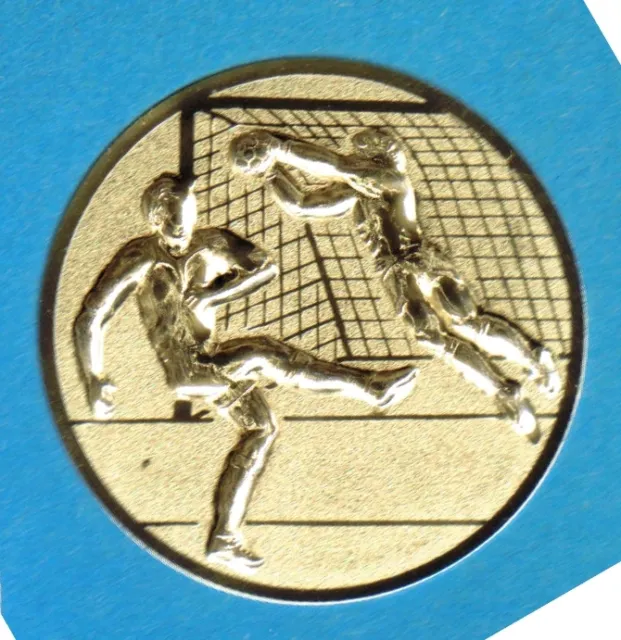100 Medaillen antik-silber mit Emblem Fußball + Band #MR7 (Sportfest Jugend) 2