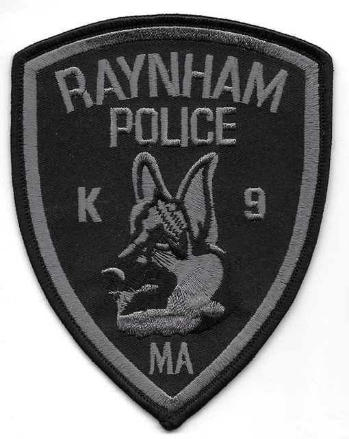 RAYNHAM MASSACHUSETTS MA Police patch Canine K9 Unit German shepherd