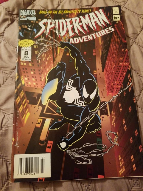 Spider-Man Adventures #8 July 1995 First Venom Symbiote Animated Series