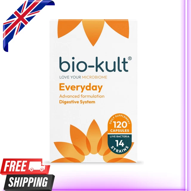 BIOOKULT ADVANCED PROBIOTIC MultiStrain Formula 120 Capsules £24.89