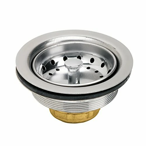 Highcraft 9733 Kitchen Sink 3-1/2'' Inch Stainless Steel Drain Assembly With ...