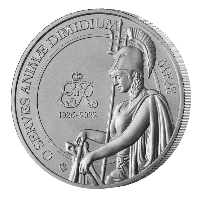 Silbermünze Saint St. Helena Queen Elizabeth II Memorial 2023 Silber 1 oz 999