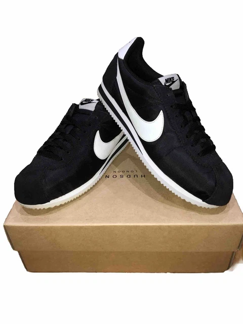 SCARPE DA GINNASTICA Nike Cortez da uomo nere taglia 10 ottime