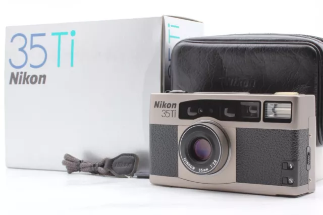 [TOP MINT /Meter Works Box Case] Nikon 35Ti 35mm Point & Shoot Camera From JAPAN