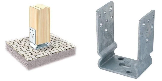 Supporto A Scomparsa Simpson Strong-Tie CPT Per Pilastri In Legno, 115 - Foto 5