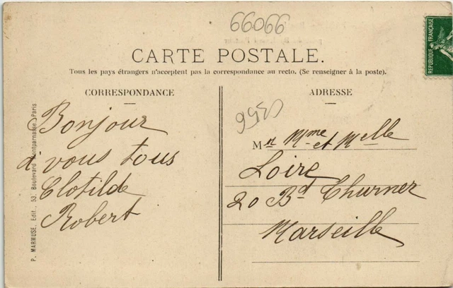 CPA PARIS 15e Rue Lecourbe, take from Boulevard Pasteur (66066) 2