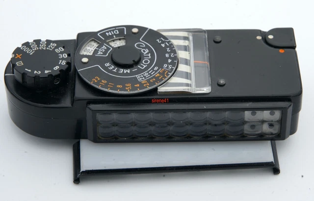 CANON METER 100% original black paint + leather case all works from ...