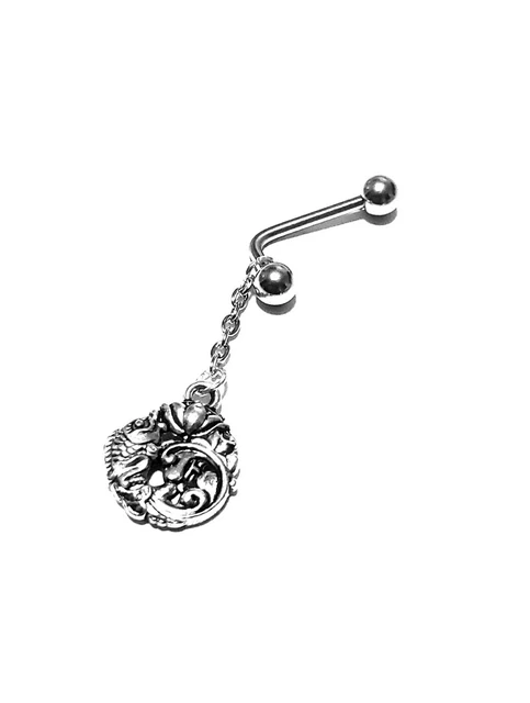 Lotus & Koi 9/16 Dangling Christina Vaginal Hood VCH Jewelry Genital Piercing