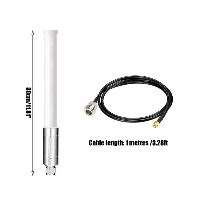 868MHZ LORA LORAWAN Helium 3dBi N-Male Omni Fiberglass Aerial Antenna ...