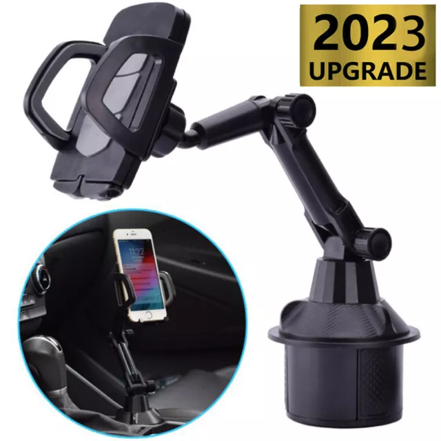 New Universal Car Stand Adjustable Gooseneck Cup Mount Holder For Cell Phone US