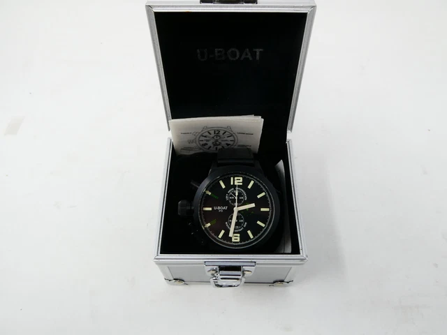 U-BOAT IFO U-CN48 Chrono Limited edition Black Used Working
