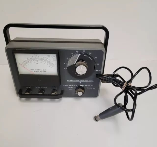 Ysi Inc. Oxygen Meter 51B.