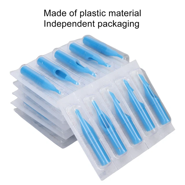 (7DT)50x Tattoo Needle Tips Set Independent Packaging Disposable Tattoo PLM
