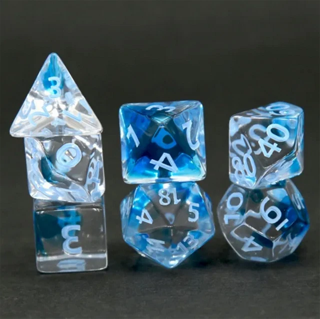 DND Würfel-Set (7-teilig) & 3D-gedrucktes Drachenei – Spielzeug Für RPG, D&D, MTG Mit Geschenkbox