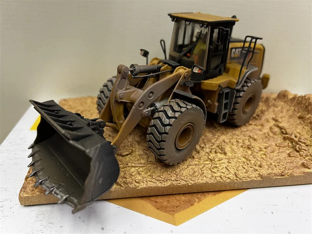 for CATERPILLAR 966M WEATHERED MEDIUM WHEEL LOADER 1/50 DIECAST Truck Model