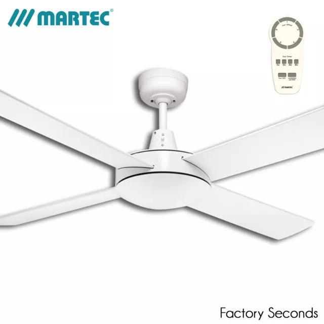 Martec Lifestyle DC 52" 1300mm Ceiling Fan with Remote