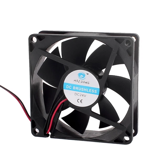 Ventilateur Refroidisseur DC 24V 70x70x15 Mm Avec Grille De Protection Métallique - Marque Uxcell - Neuf