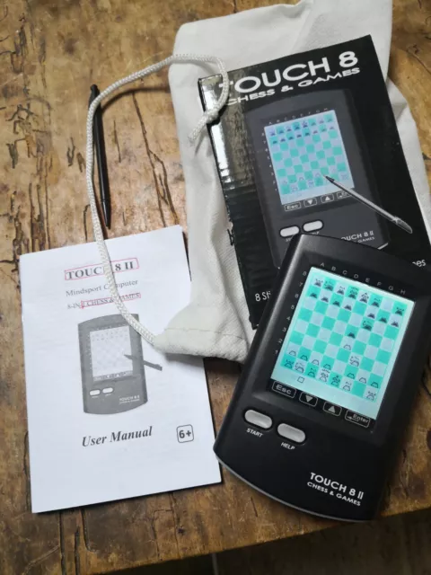 Touch 8 Chess  Electronic Jeu d'échecs électronique portable 8 en 1 avec stylet