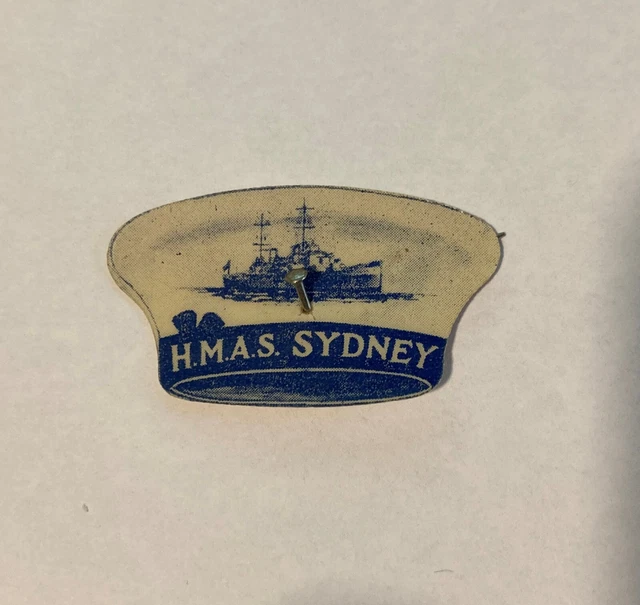 AUSTRALIAN NAVY HMAS Sydney Remembrance Badge Lapel Pin 12.00
