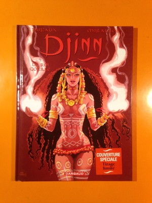 MIRALLES DJINN TOME 9 COUVERTURE SPÉCIALE TIRAGE ULTRA LIMITÉ EO ED DARGAUD TBE 