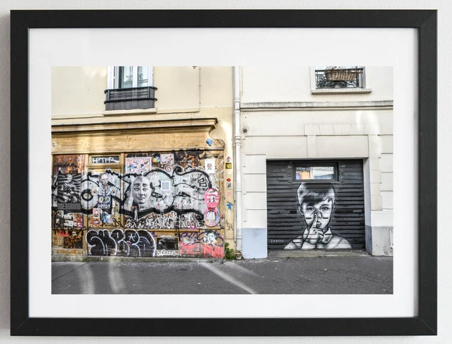 Tableau Street Art L'Enfant de la Rue - Toile Déco