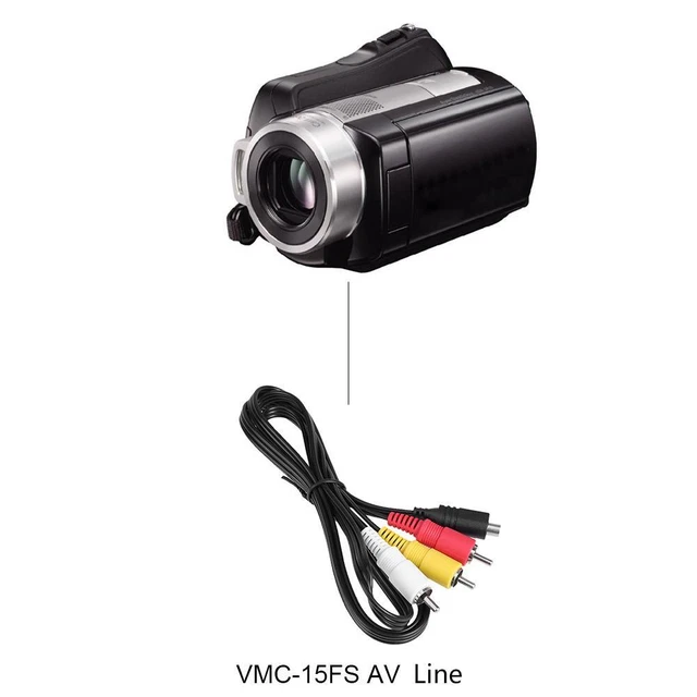 1.2m VMC-15FS A/V RCA to 10Pin Sony Port Adapter Cable for Sony Camera