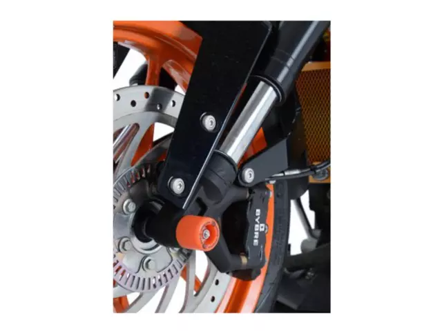 Protection de fourche R&G Racing Orange KTM DUKE 200	2012 / RC200 2014-2015