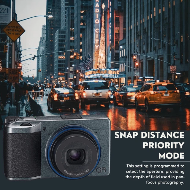 RICOH GR IIIx Urban Edition Digital Camera with Case SD Card and Spare Battery 4