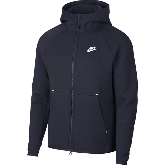 NIKE SPORTSWEAR TECH Fleece Windrunner Jacket 928483 451 Dark Blue XL £ ...