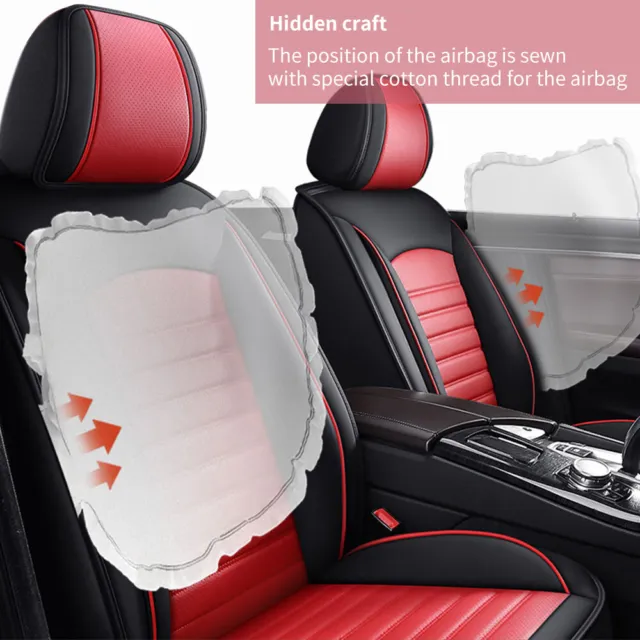 Leather Car Seat Covers Waterproof Full Set Cushion For Mitsubishi Eclipse Cross 3