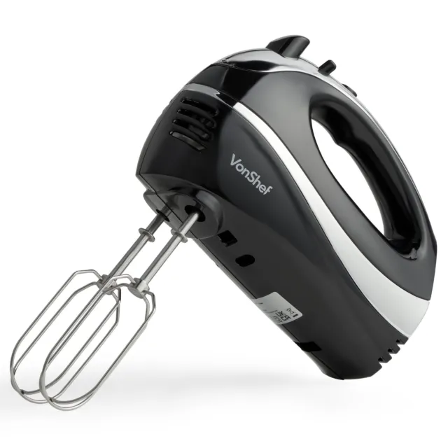 Hand Mixer Electric Whisk – Food Mixer for Baking, 5 Speeds – 300W