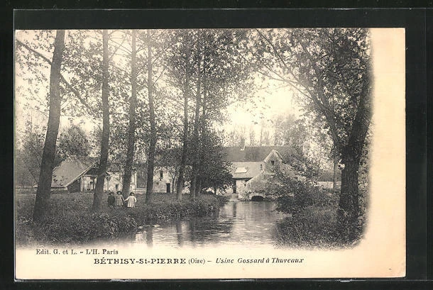 CPA Béthisy-Saint-Pierre, Gossard factory in Thuveaux