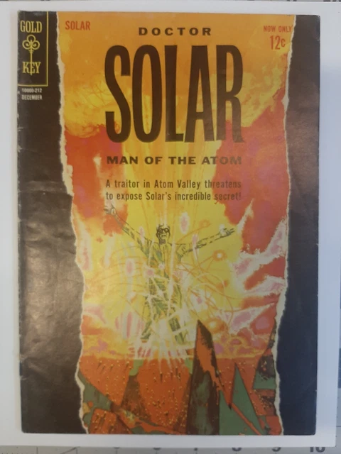 Doctor Solar Man of the Atom #2 (1962) 2nd Dr. Solar, FN, Silver Age Dell Comic